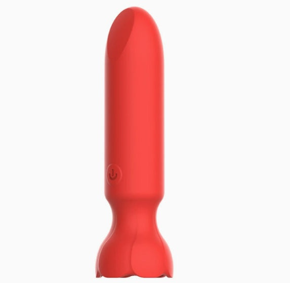 Mini vibratore a proiettile ricaricabile a forma di rosa, controllato da APP, potente e silenzioso, massaggiatore personale portatile per donne