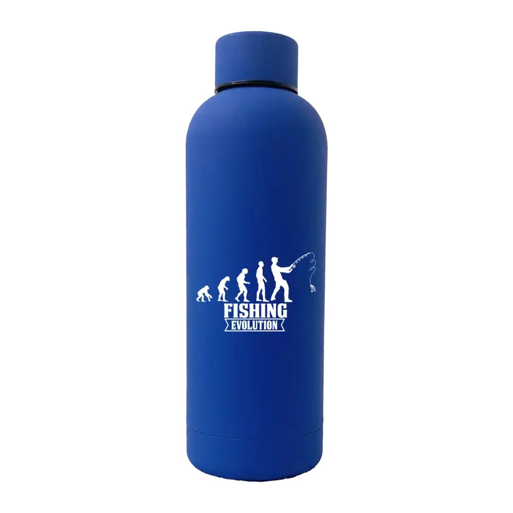 Fishing Evolution Borraccia in Acciaio Inox Gommata da 17 once