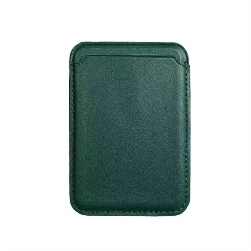 Custodia a portafoglio in pelle di lusso magnetica MagSafe per 14 Pro Max 13 12, con porta carte e assorbimento, custodia per accessori per telefono