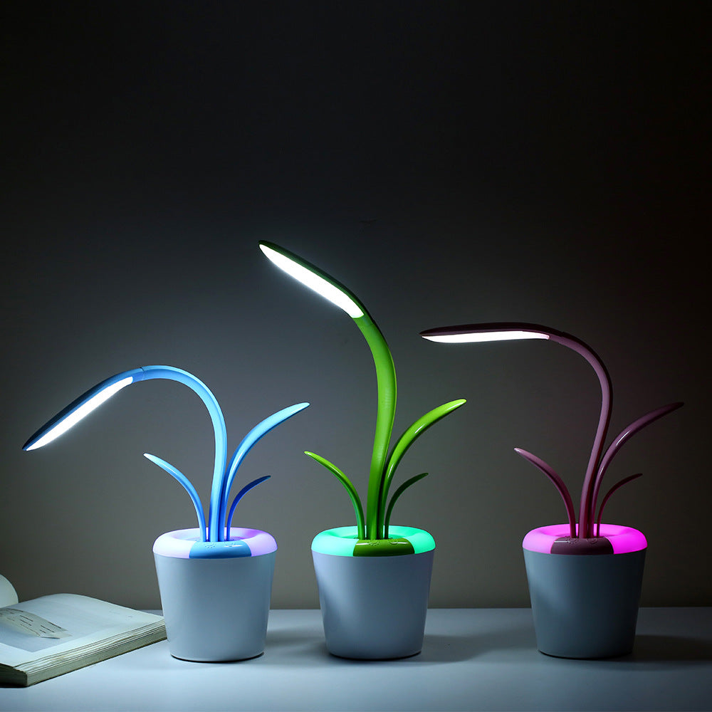 Lampade da scrivania moderne con USB, lampada da tavolo a LED con protezione per gli occhi per soggiorno, camera da letto, tavolini laterali, ufficio