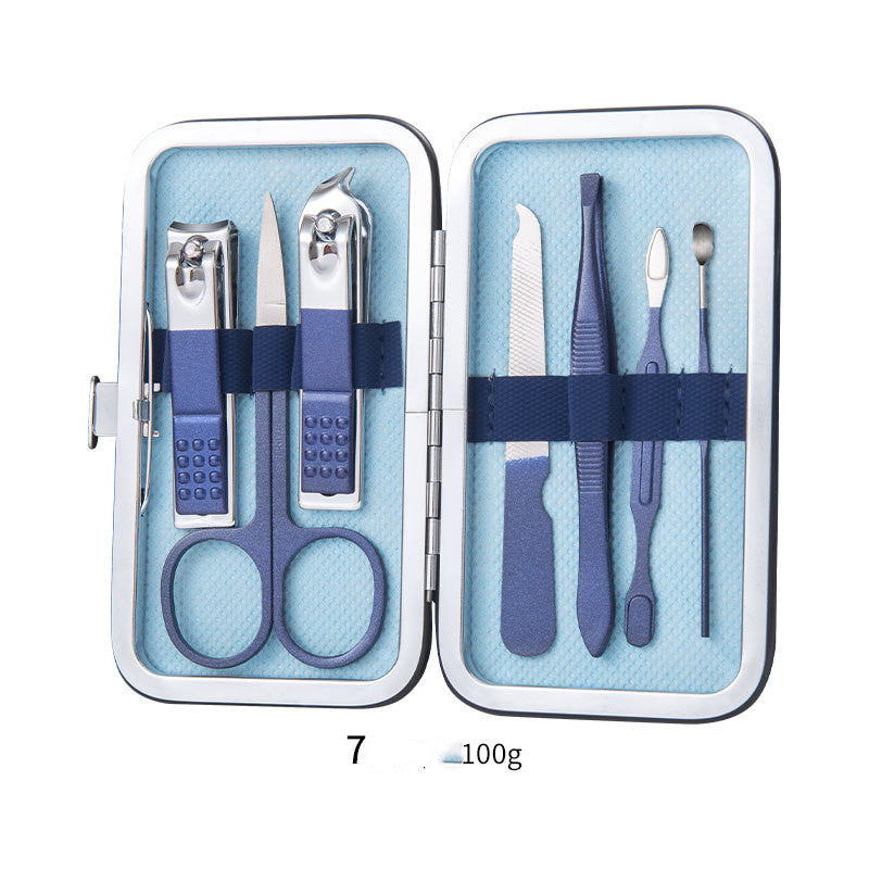 Set di Forbici Professionali, Tagliaunghie, Cucchiaino per Orecchie, Pinze per Pellicine, Tronchesine per Unghie, Coltello per Pedicure, Strumento per Rimuovere l'Unghia Incarnita
