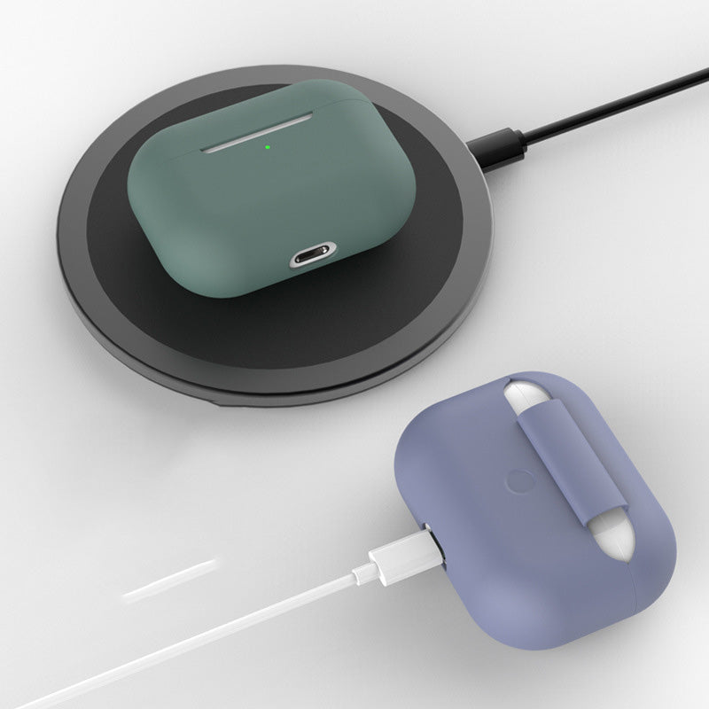 Compatibile con Apple, protezione in silicone per AirPods Pro