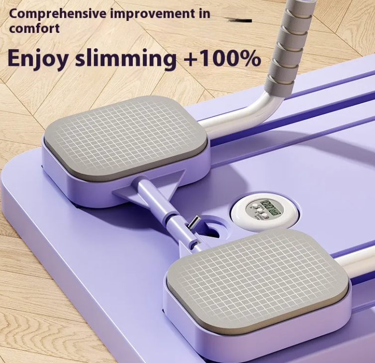 Pannello fitness con ruota addominale per uso domestico