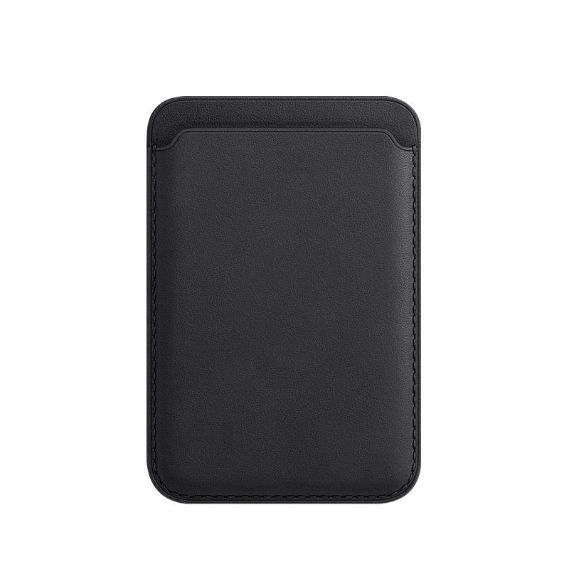 Custodia a portafoglio in pelle di lusso magnetica MagSafe per 14 Pro Max 13 12, con porta carte e assorbimento, custodia per accessori per telefono
