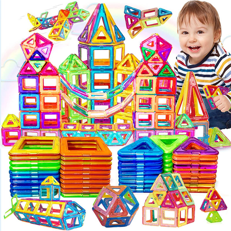 Mattoncini Magnetici Fai da Te Giocattoli Magnetici Per Bambini Set di Costruzioni Designer Regali Per Bambini Giocattoli