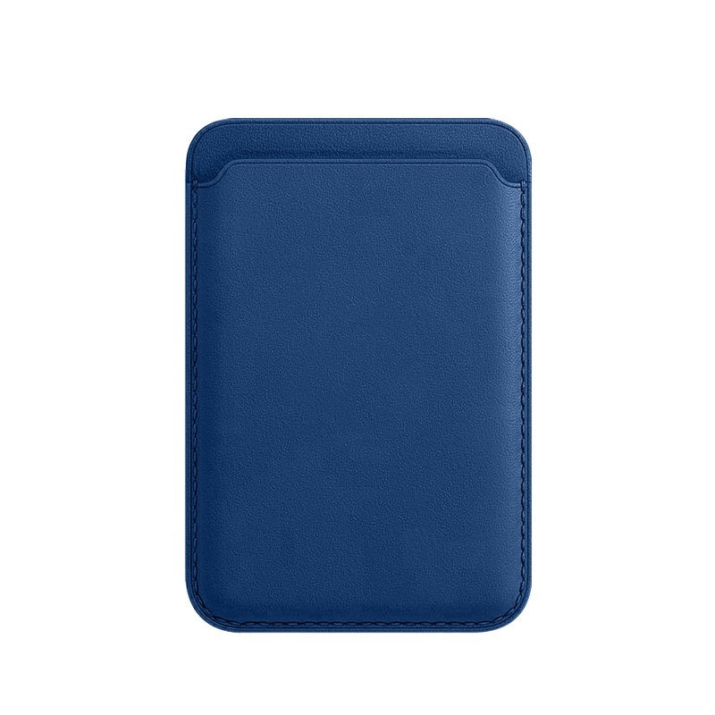 Custodia a portafoglio in pelle di lusso magnetica MagSafe per 14 Pro Max 13 12, con porta carte e assorbimento, custodia per accessori per telefono