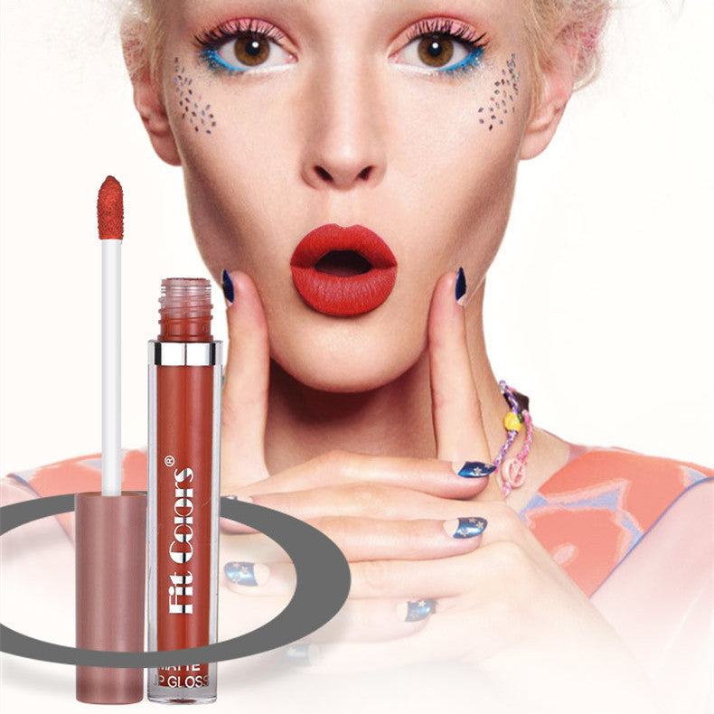 Lucidalabbra Opaco Che Non Macchia, Non Facile da Sbiadire, Rossetto Liquido Nebbioso in Tubetto Sottile, Confezione da 8 Colori