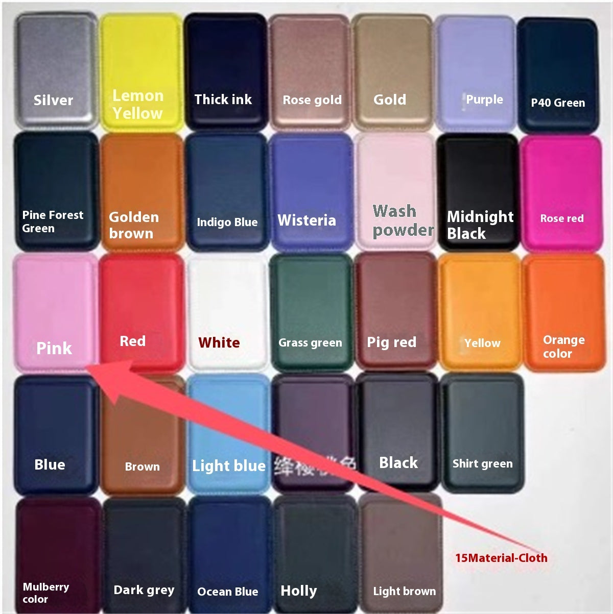 Custodia a portafoglio in pelle di lusso magnetica MagSafe per 14 Pro Max 13 12, con porta carte e assorbimento, custodia per accessori per telefono