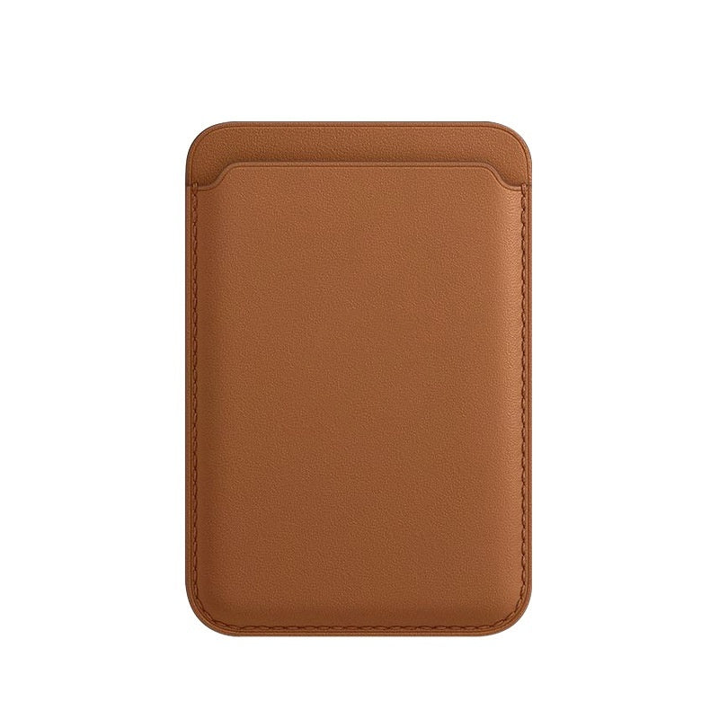 Custodia a portafoglio in pelle di lusso magnetica MagSafe per 14 Pro Max 13 12, con porta carte e assorbimento, custodia per accessori per telefono