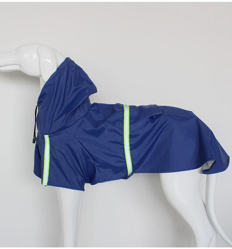 Pet poncho Dog Raincoats Reflective Small Large Dogs Rain Coat Waterproof Jacket S-5XL Fashion Outdoor Breathable Puppy Clothes