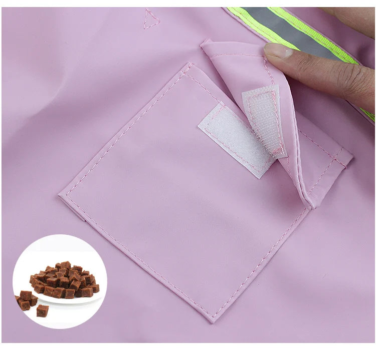 Pet poncho Dog Raincoats Reflective Small Large Dogs Rain Coat Waterproof Jacket S-5XL Fashion Outdoor Breathable Puppy Clothes
