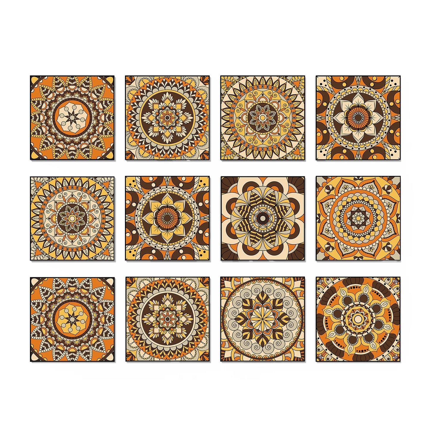 Classic Tile Self-adhesive Wallpaper, Waterproof Thickened PE Foam Wall Sticker for Bedroom, Bathroom, Kitchen, Tile Sticker