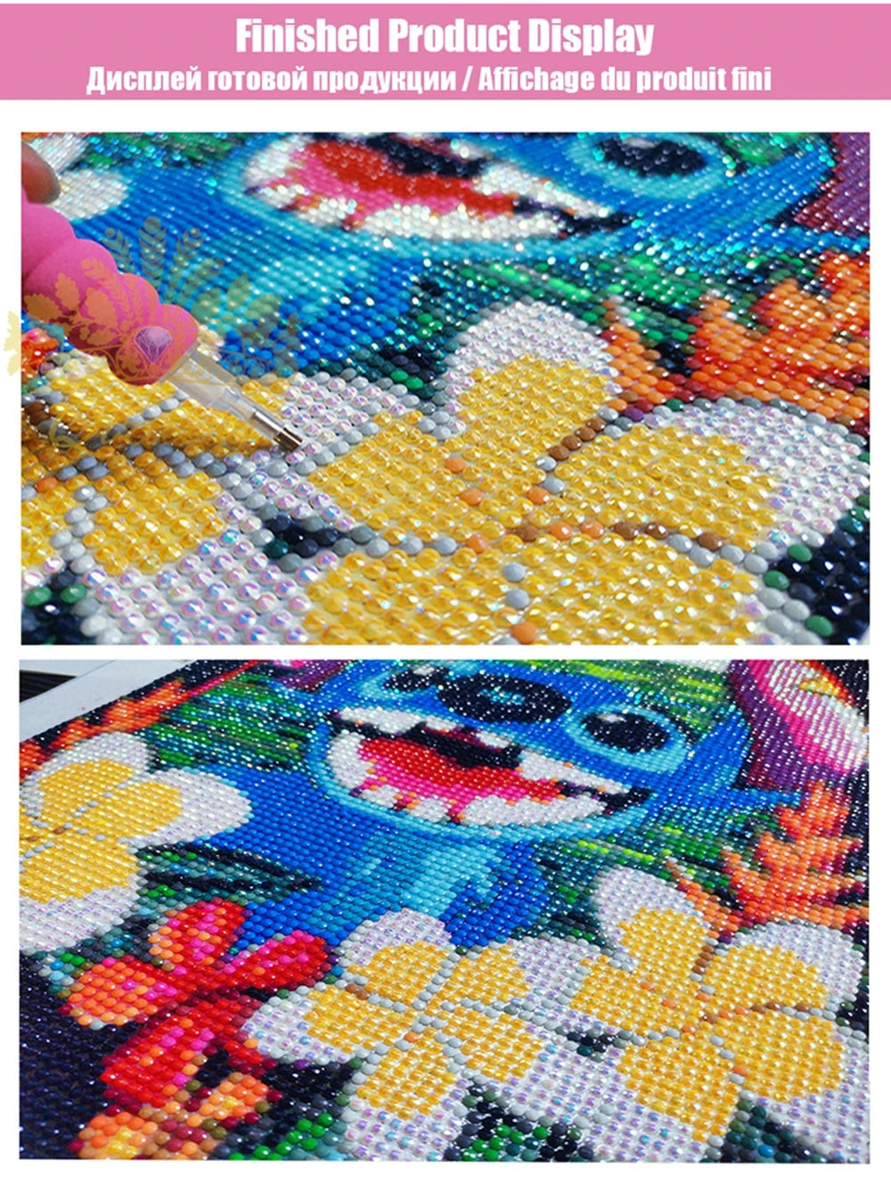 Genshin Impact 5D DIY AB Diamond Painting Anime Game Girl Xiao And Zhongli Cross Stitch Rhinestones Mosaic Embroidery Home Decor