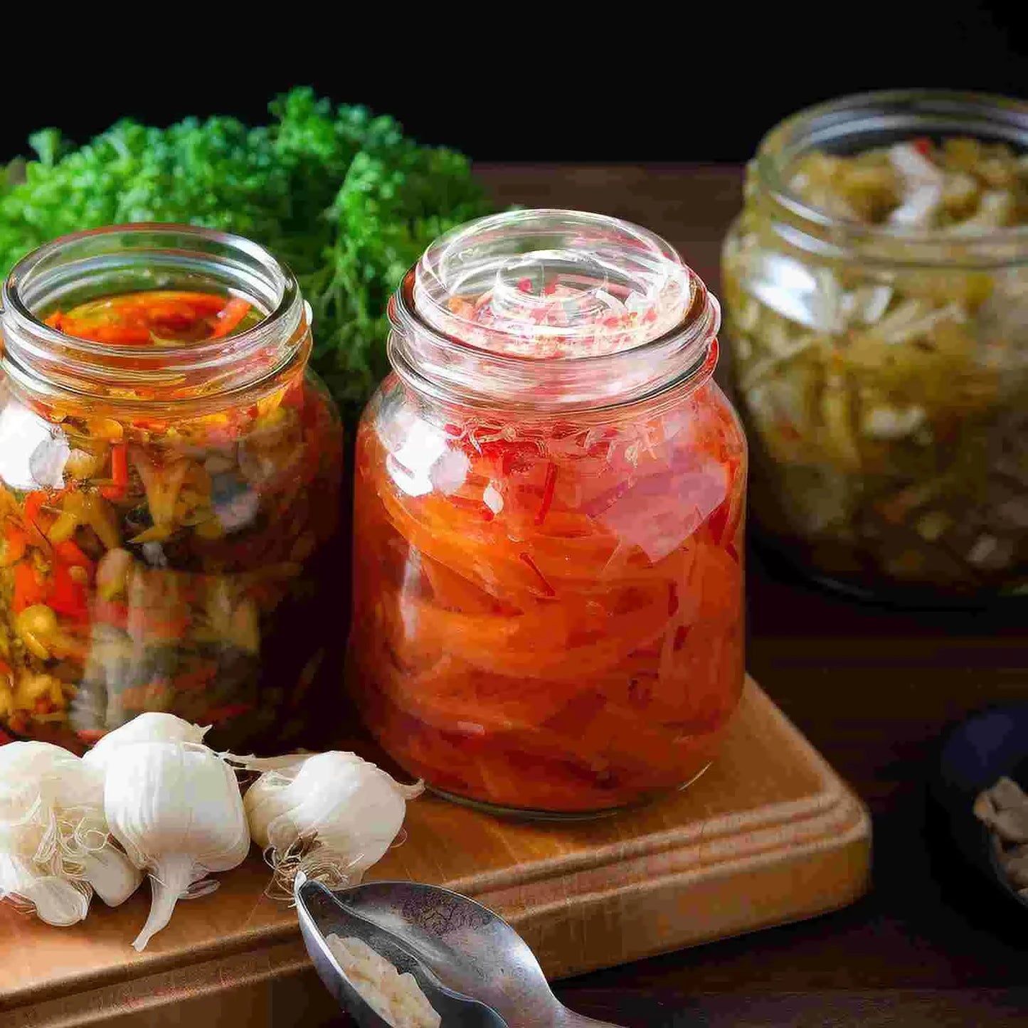 1/2pcs Fermented Glass Weights Wide Mouth Jars Lids Kitchen Gadgets Sealed Storage Container Lids Cheese Fermentation