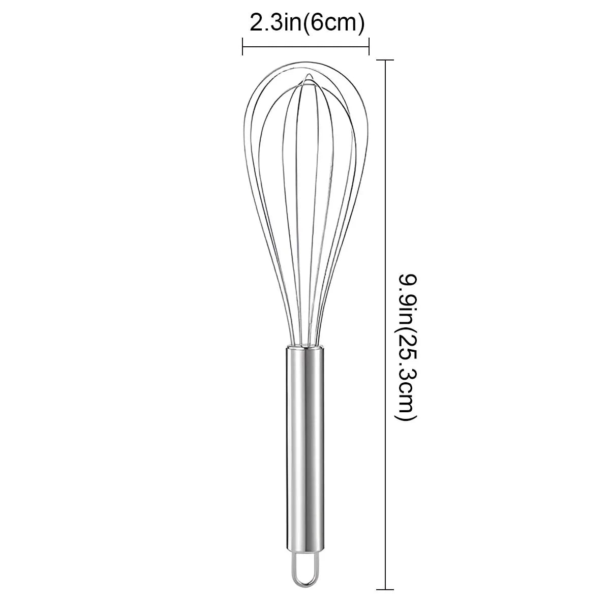 Stainless Steel Egg Beater, Manual Handheld Batter and Cream Mixer, Creative Kitchen Baking Tool, Milk Froth Mixer Head
