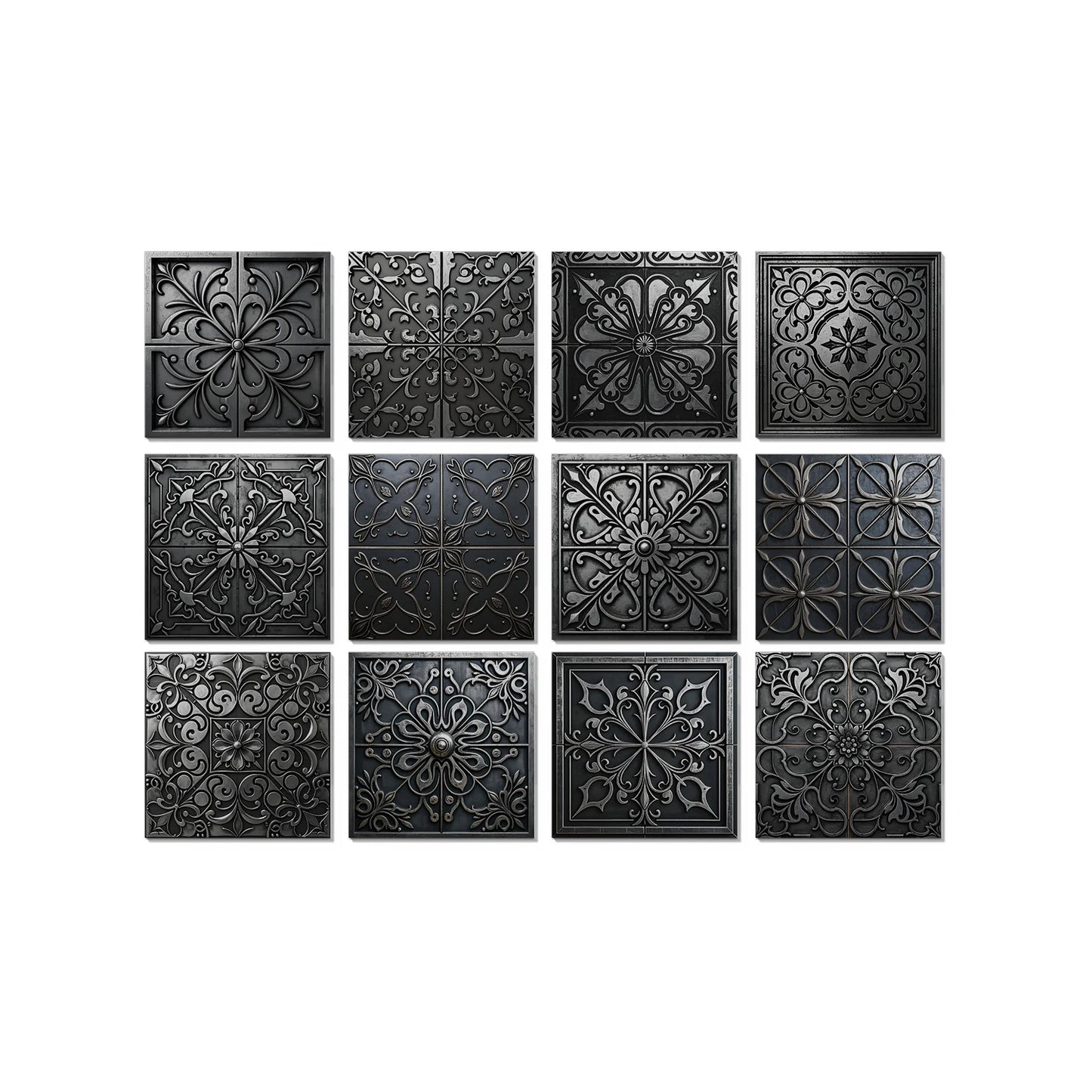 Classic Tile Self-adhesive Wallpaper, Waterproof Thickened PE Foam Wall Sticker for Bedroom, Bathroom, Kitchen, Tile Sticker