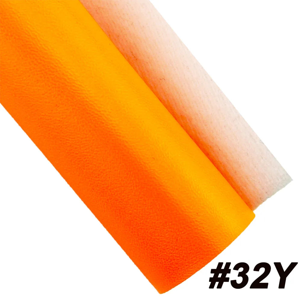 30x132cm Roll Neon Pink Yellow Litchi Textured Soft Faux Synthetic PU Leather Fabric For Handbags Bows Sewing Craft DIY BH469