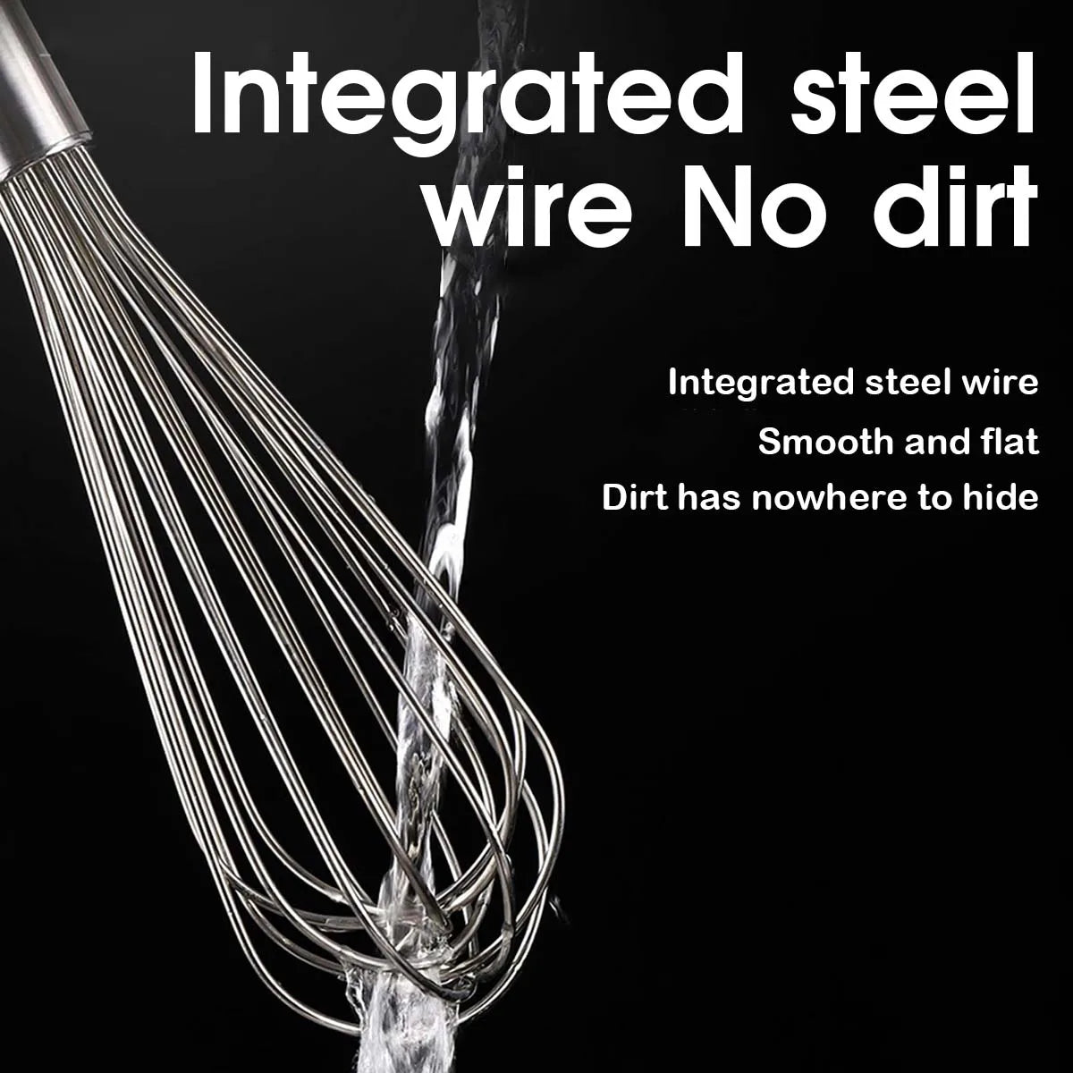Stainless Steel Egg Beater, Manual Handheld Batter and Cream Mixer, Creative Kitchen Baking Tool, Milk Froth Mixer Head