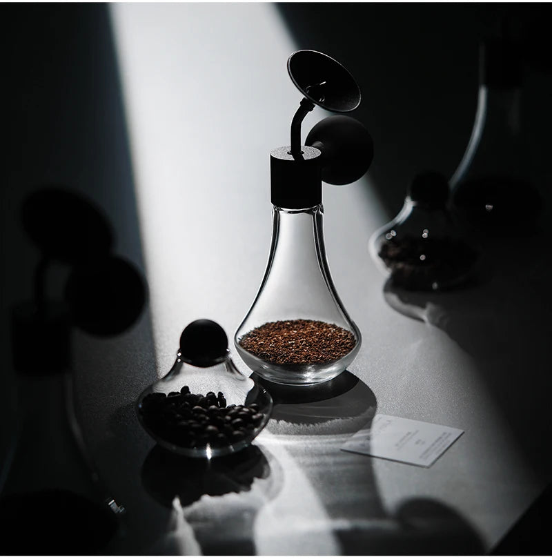 MHW-3BOMBER Coffee Aroma Bottle & Display Jar Coffee Bean Container Sample Storage Jar Coffee Scent Display For Barista Tasting