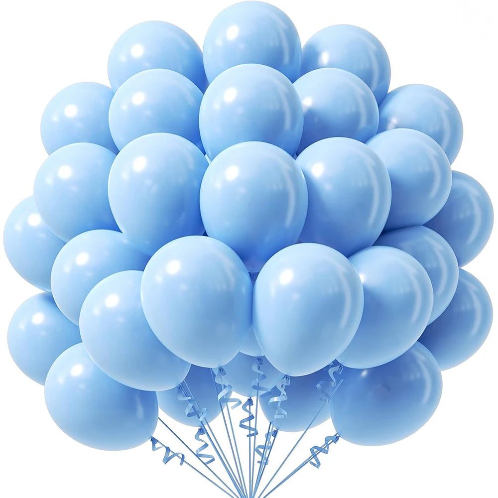 10/12inch 10/20/30pcs Red Royal Blue Balloons Yellow Jungle Green Ballon Carnival Circus Globos Baby Shower Birthday Party Decor
