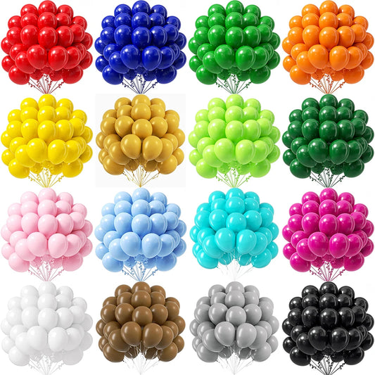 10/12inch 10/20/30pcs Red Royal Blue Balloons Yellow Jungle Green Ballon Carnival Circus Globos Baby Shower Birthday Party Decor