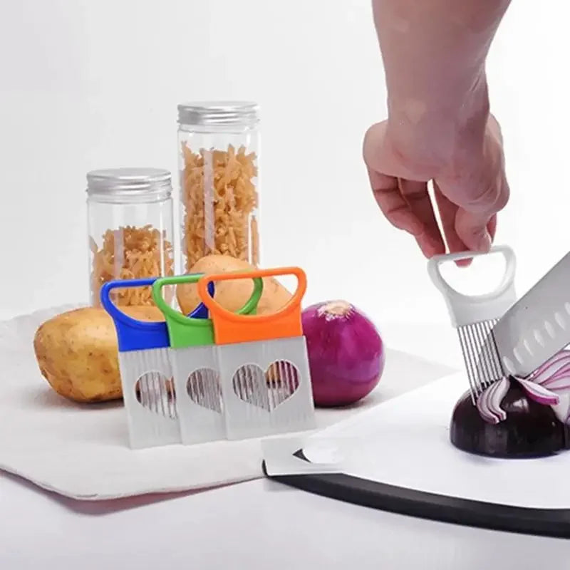 Onion Plugs Tomatoes Potatoes Cutters Onion Pins Fruit & Vegetable Tools Cutter Lemon Onion Holder Kitchen Gadgets