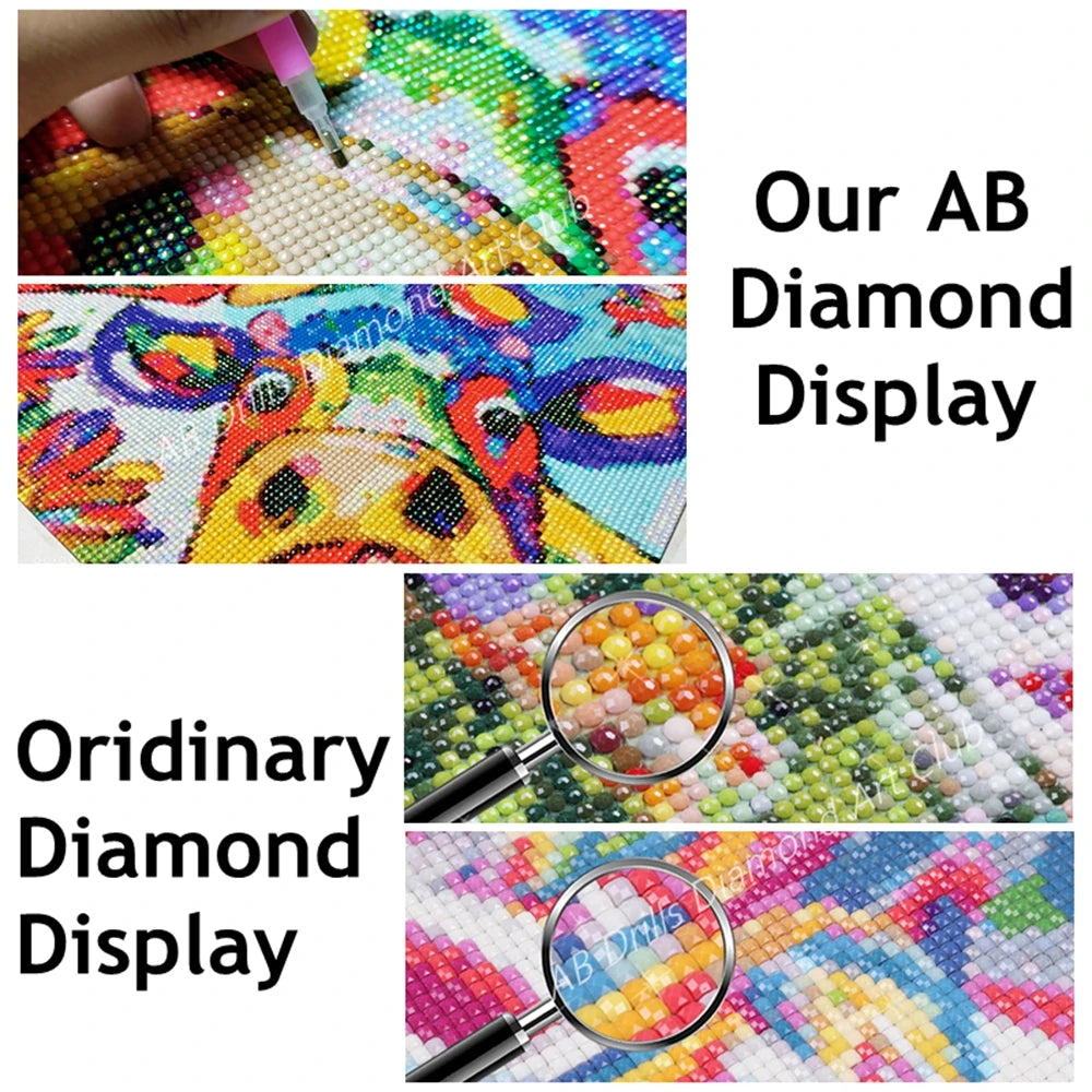 Genshin Impact 5D DIY AB Diamond Painting Anime Game Girl Xiao And Zhongli Cross Stitch Rhinestones Mosaic Embroidery Home Decor