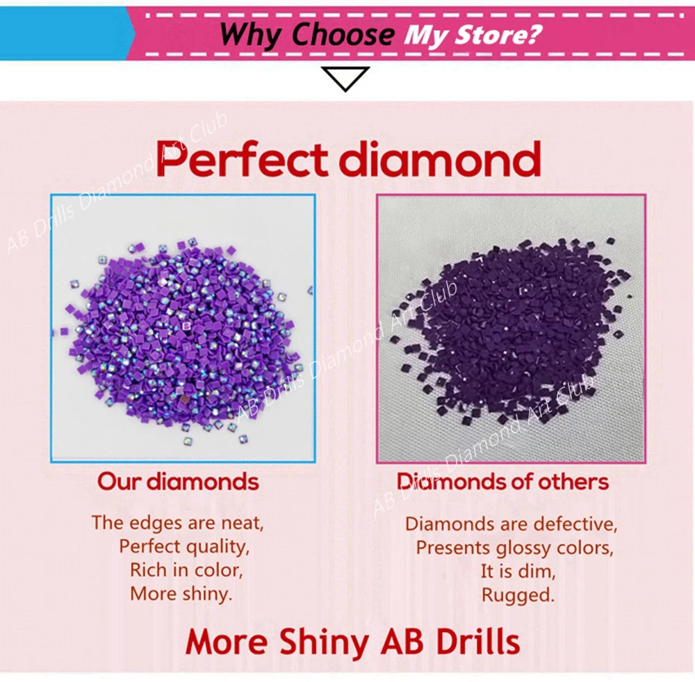 Genshin Impact 5D DIY AB Diamond Painting Anime Game Girl Xiao And Zhongli Cross Stitch Rhinestones Mosaic Embroidery Home Decor