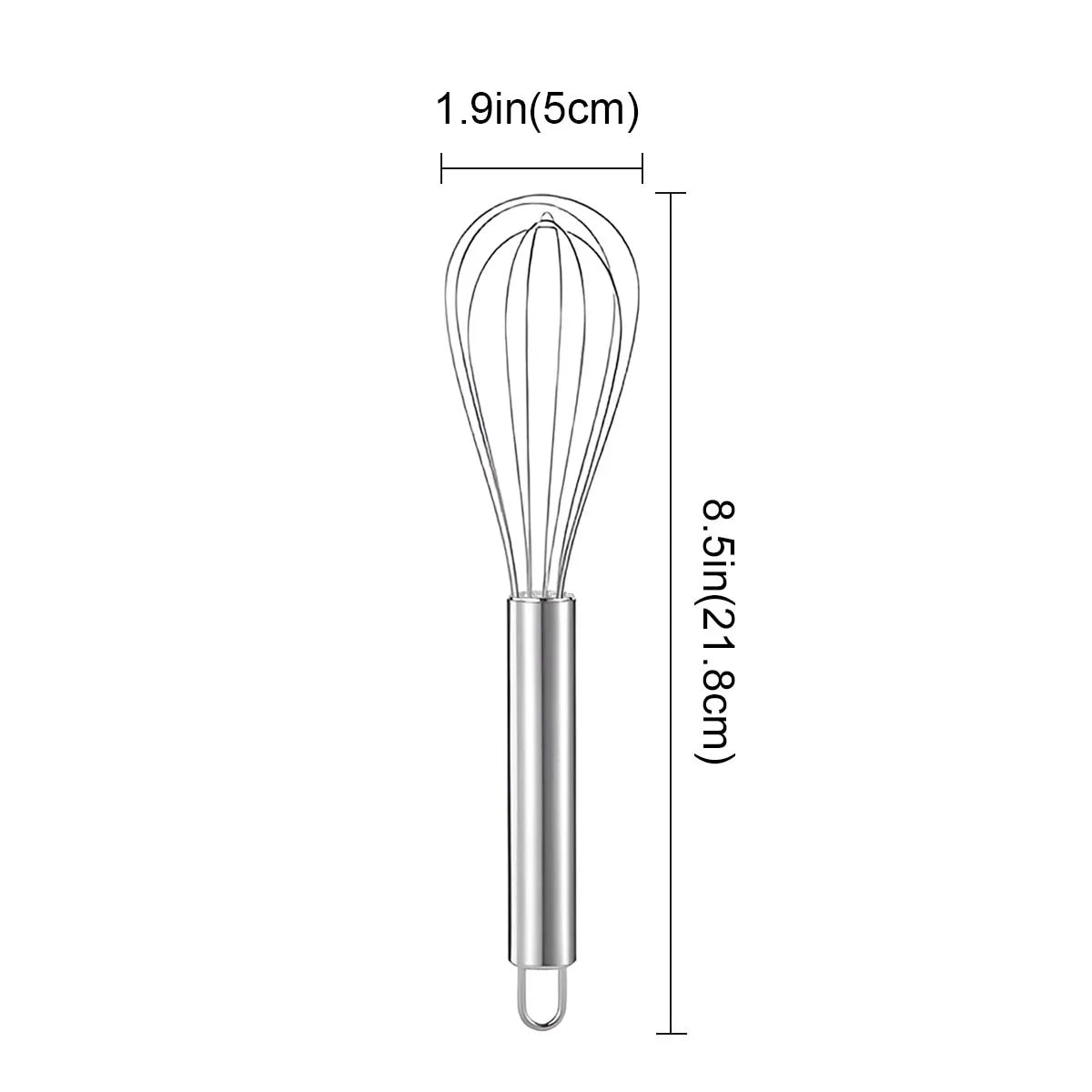 Stainless Steel Egg Beater, Manual Handheld Batter and Cream Mixer, Creative Kitchen Baking Tool, Milk Froth Mixer Head