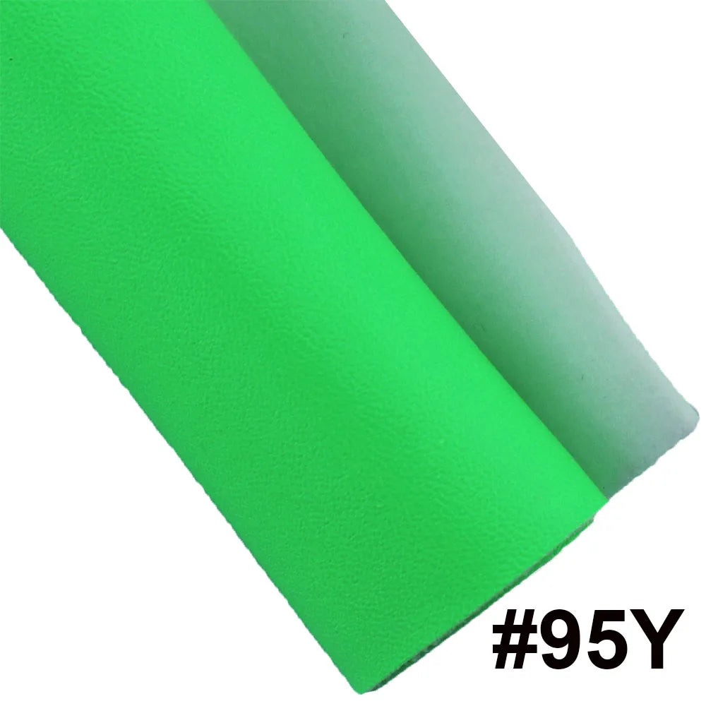 30x132cm Roll Neon Pink Yellow Litchi Textured Soft Faux Synthetic PU Leather Fabric For Handbags Bows Sewing Craft DIY BH469