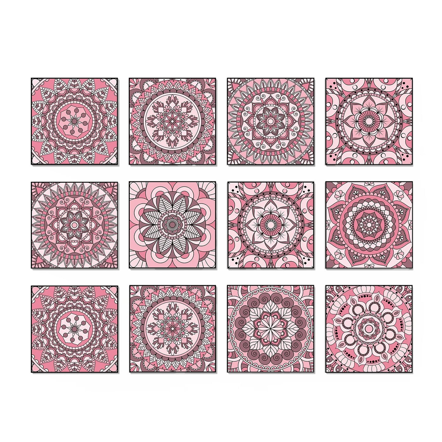 Classic Tile Self-adhesive Wallpaper, Waterproof Thickened PE Foam Wall Sticker for Bedroom, Bathroom, Kitchen, Tile Sticker