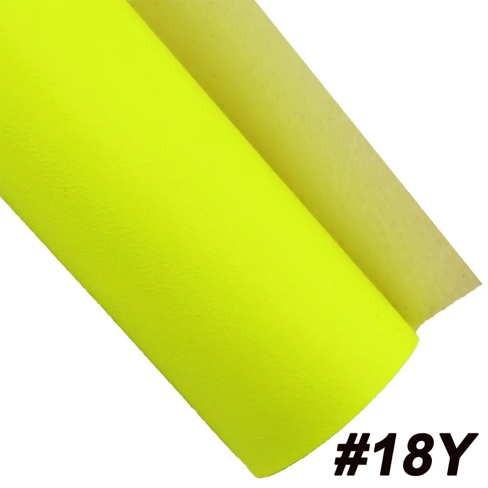 30x132cm Roll Neon Pink Yellow Litchi Textured Soft Faux Synthetic PU Leather Fabric For Handbags Bows Sewing Craft DIY BH469