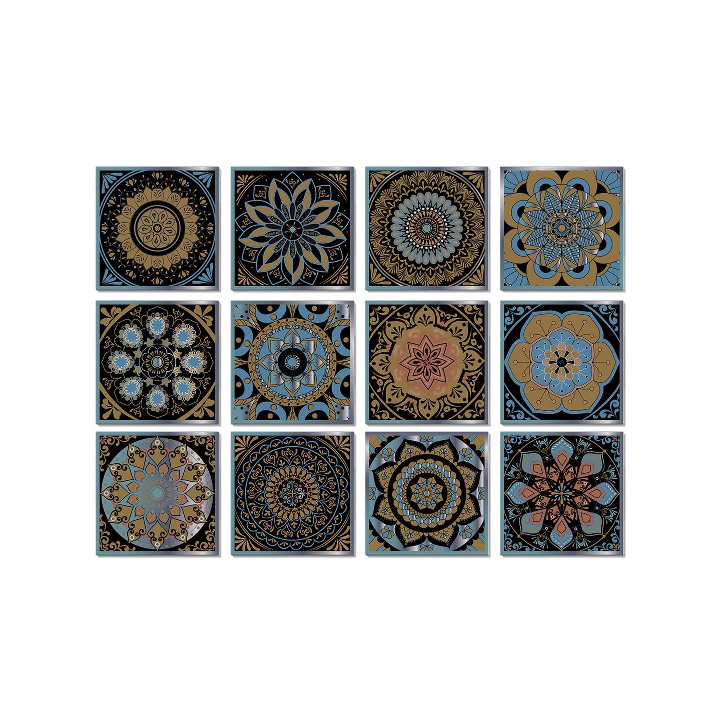 Classic Tile Self-adhesive Wallpaper, Waterproof Thickened PE Foam Wall Sticker for Bedroom, Bathroom, Kitchen, Tile Sticker