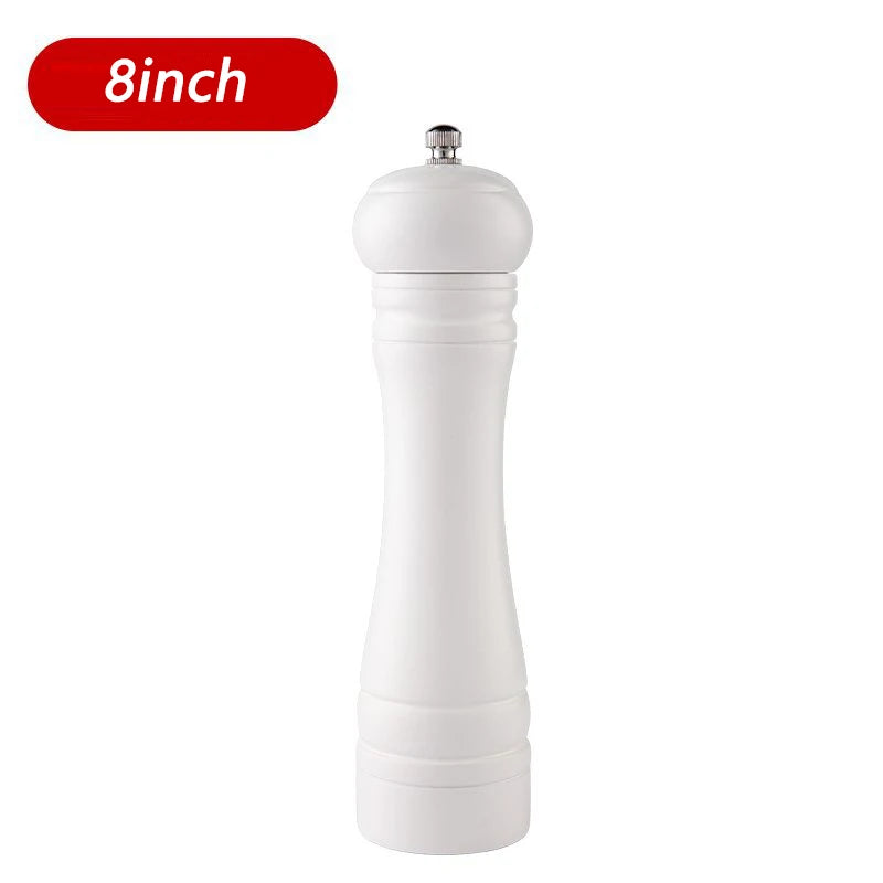 5/8/10 Inch Solid Wood Salt and Pepper Mills Spice Grain Grinder with Adjustable Ceramic Grinding Core Kitchen Tools Mills