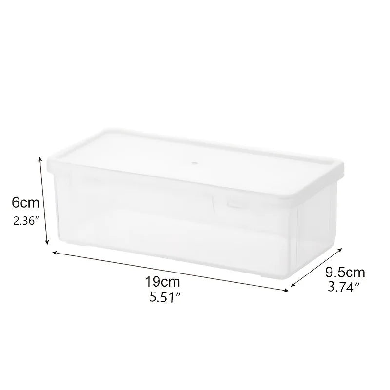 1/5pcs Transparent Plastic Storage Box To Store Small Items Toys Ornaments Jewelry Stickers Cards Organizer With Buckle DIYstuff