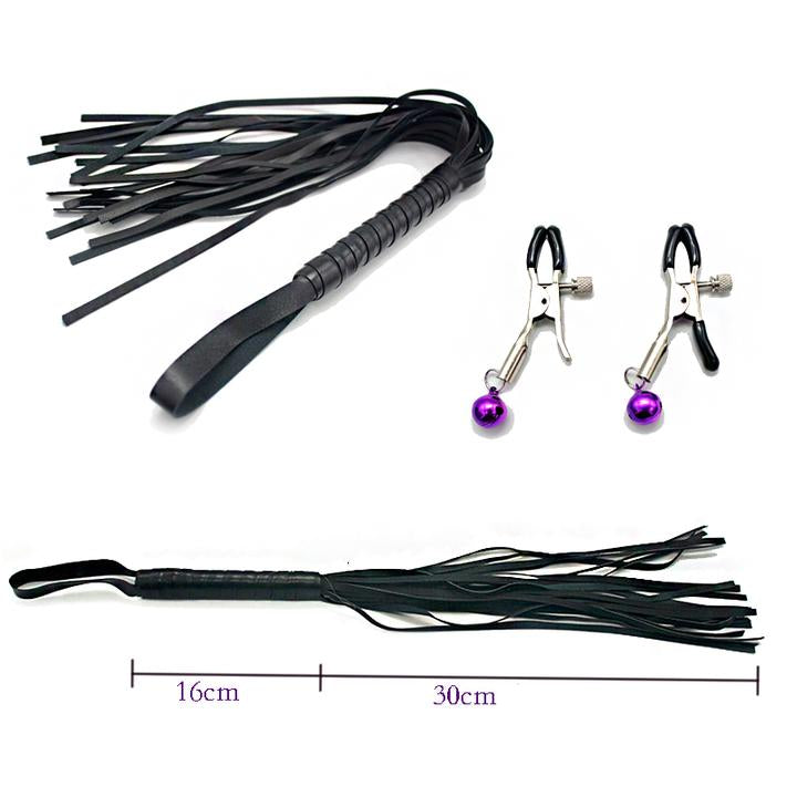 10-Piece Plush Strap Teasing Toy Set